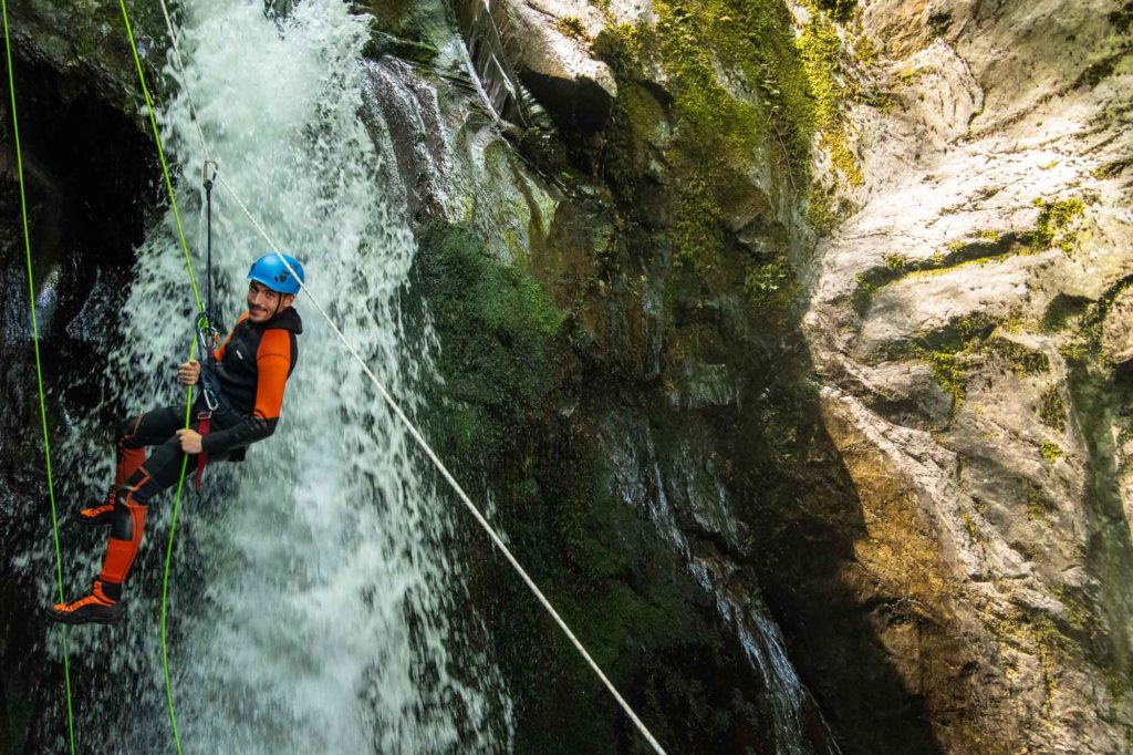 marc ariège tyrolienne canyoning